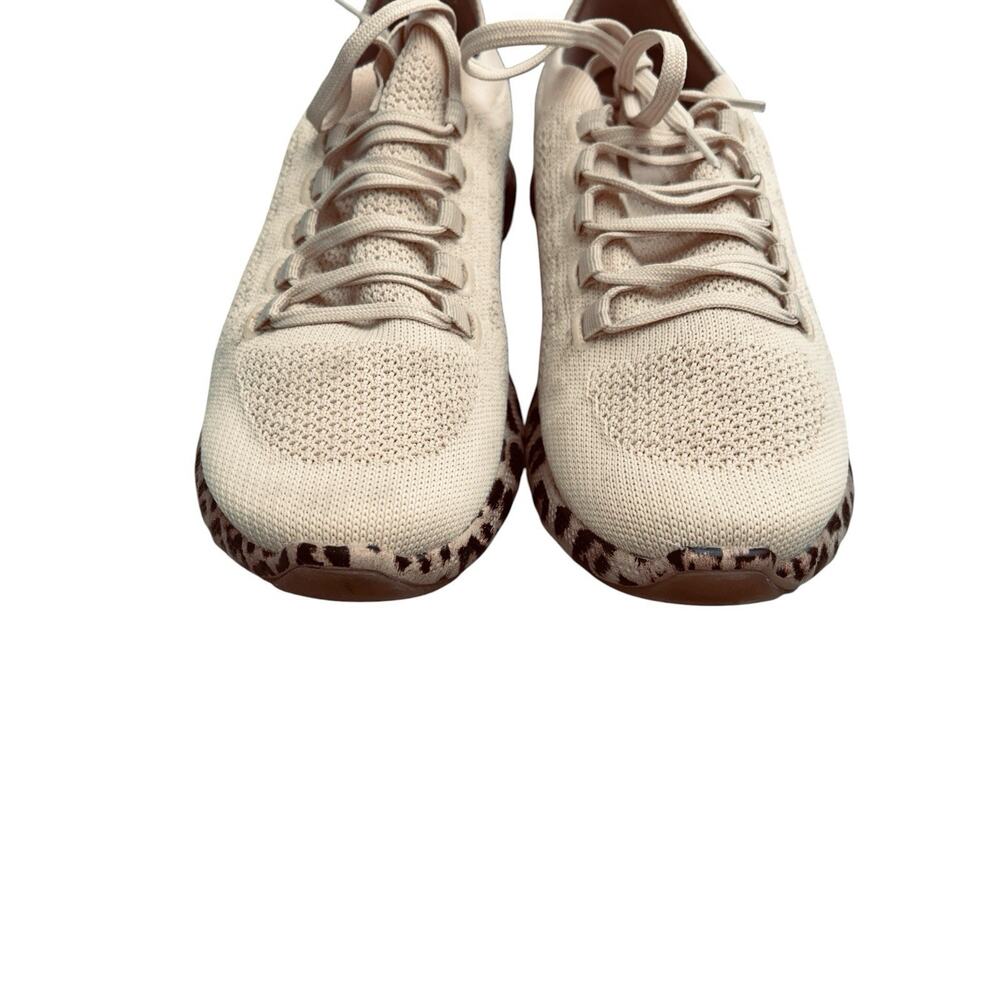 Aetrex Women’s Carly Athletic Mesh Arch Support Beige/Leopard Sneakers Sz. 9-9.5 - Picture 11 of 12